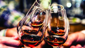 toasting glasses