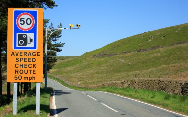 average speed check route 50 mph