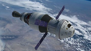 Artist concept of the Orion spacecraft
