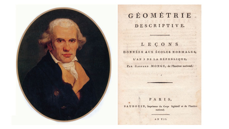 Gaspard-Monge-and-Géométrie-Descriptive
