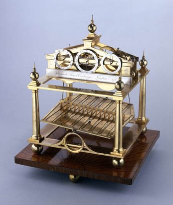 Rolling-ball clock