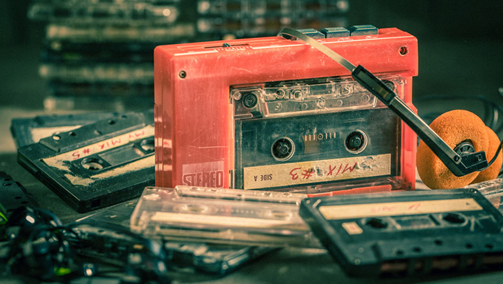 Walkman and cassette tapes
