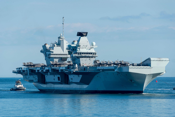 Figure 4: HMS Queen Elizabeth © Chris Pearsall|Alamy Stock Photo.