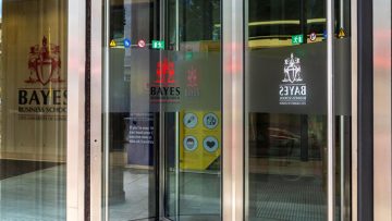 Mathematical Results – do names matter? Bayes Business School London, formerly the Cass Business School it was renamed in 2021. The Bayes Business School is part of City University of London Image credit: Bayes Business School © Robert Evans| Alamy Stock Photo