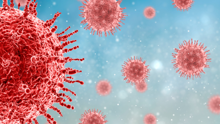 Abstract virus image