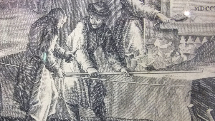 Mining surveyors at work
