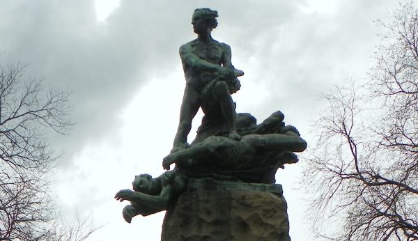 Vigeland’s Monument to Abel in Oslo Cropped
